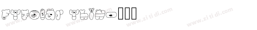 FTPolar Thin字体转换